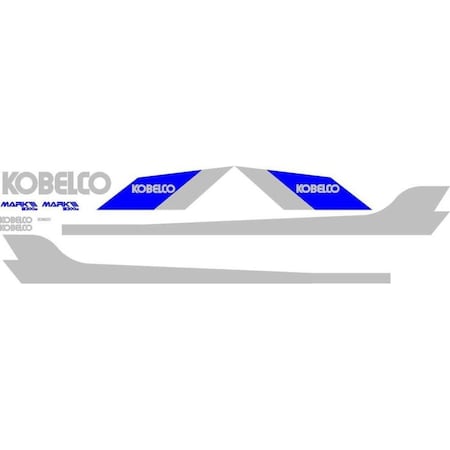 Aftermarket New Kobelco SK300 LC Excavator Decal Set with Mark III Decals KBSK300-3DECALSET